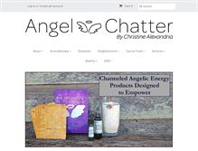 Tablet Screenshot of angelchatter.com